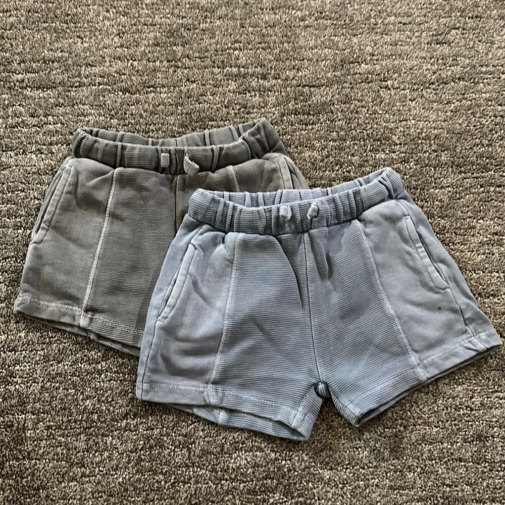 Two Pairs of Zara Boys Shorts